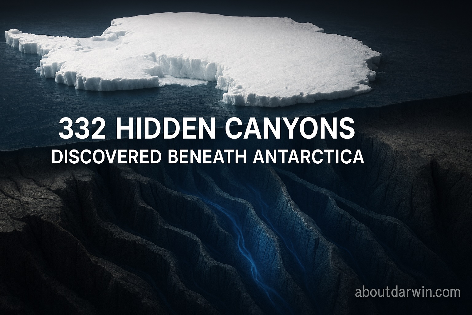 332 Hidden Antarctic Canyons Discovered - Climate Impact 2025
