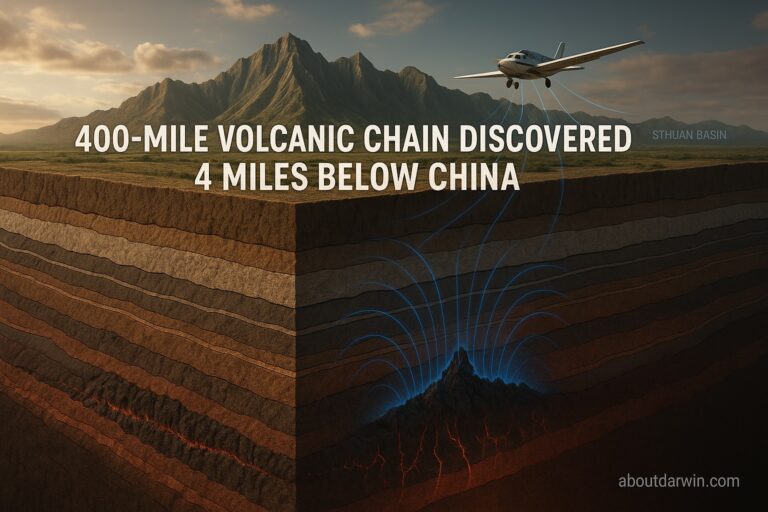 400-Mile Chain of Extinct Volcanoes Discovered Beneath China [2025]