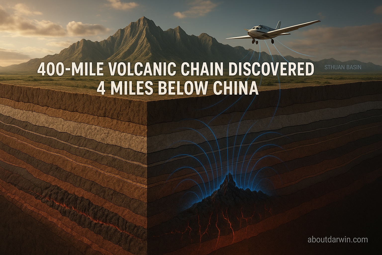 400-Mile Chain of Extinct Volcanoes Discovered Beneath China [2025]