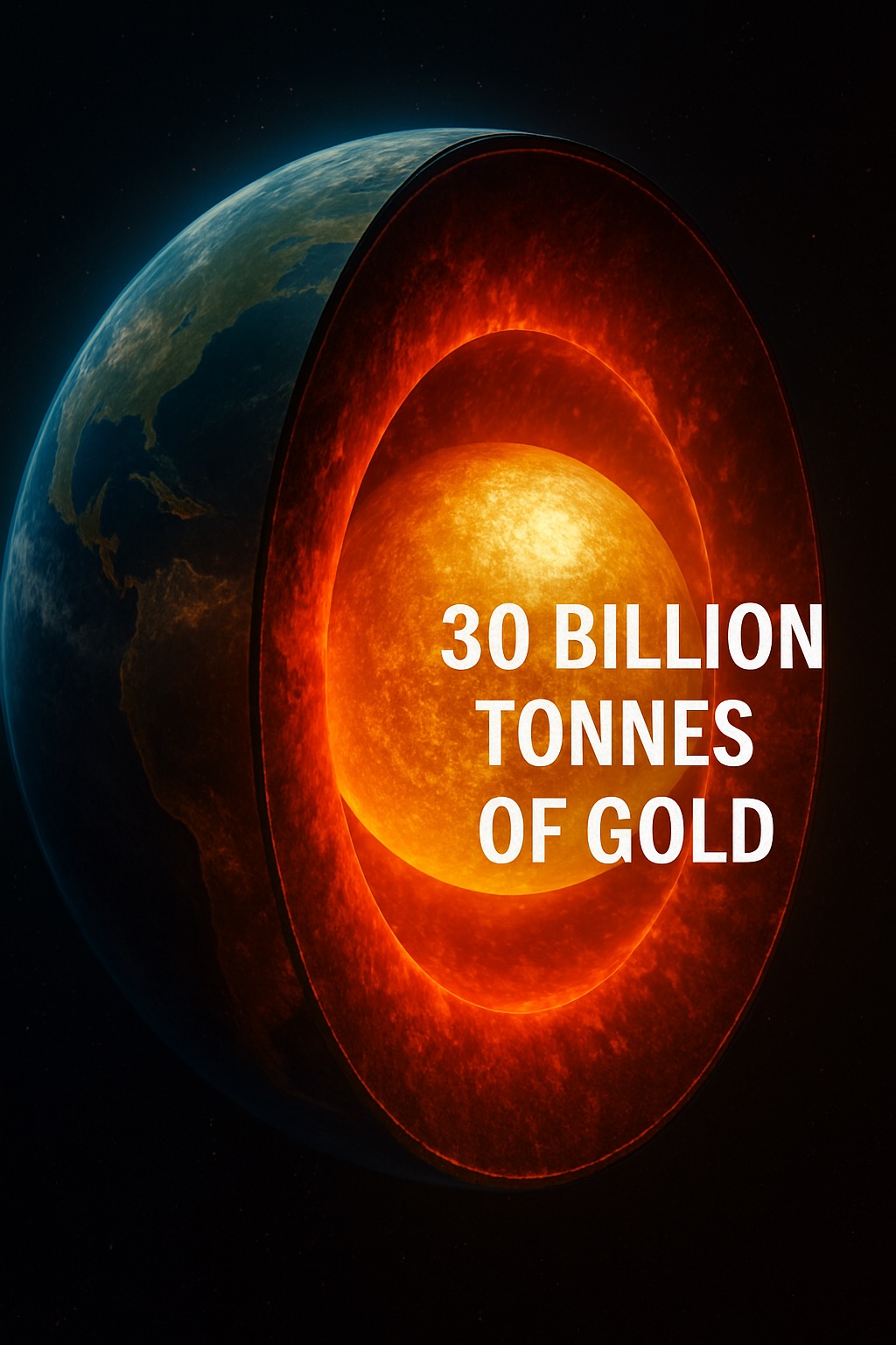 Earth's Core Is Hiding 99.999% of All Gold — And Scientists Just Found It Leaking