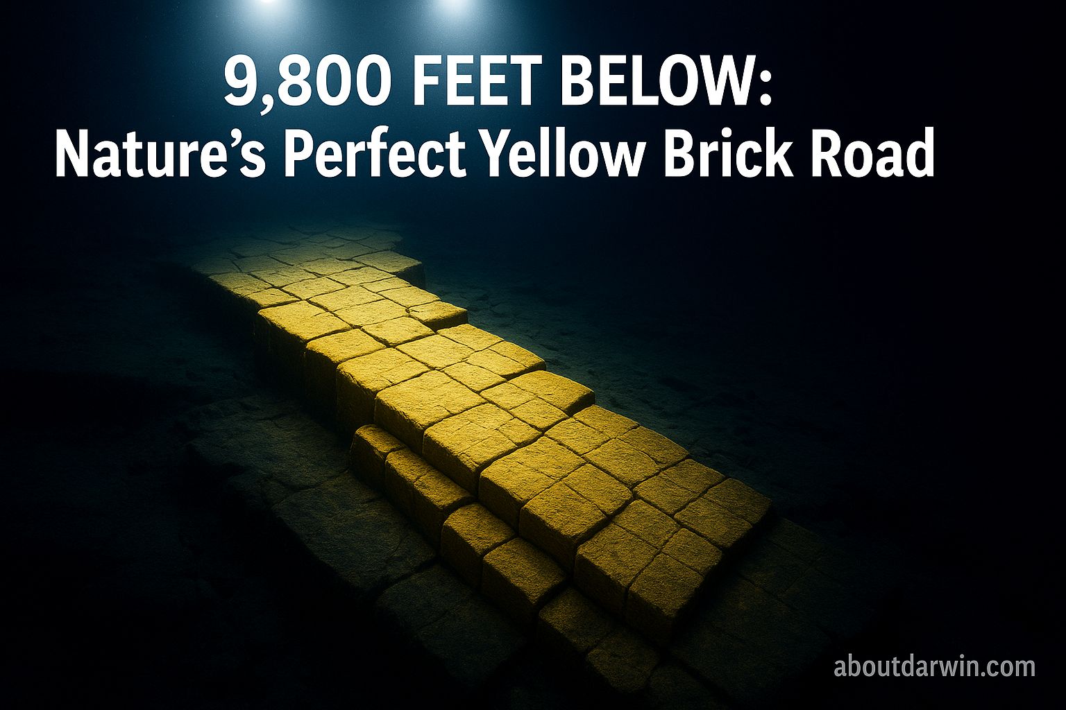 Scientists Found a Perfect 'Yellow Brick Road' 9,800 Feet Below the Pacific — And It's Not What Anyone Expected