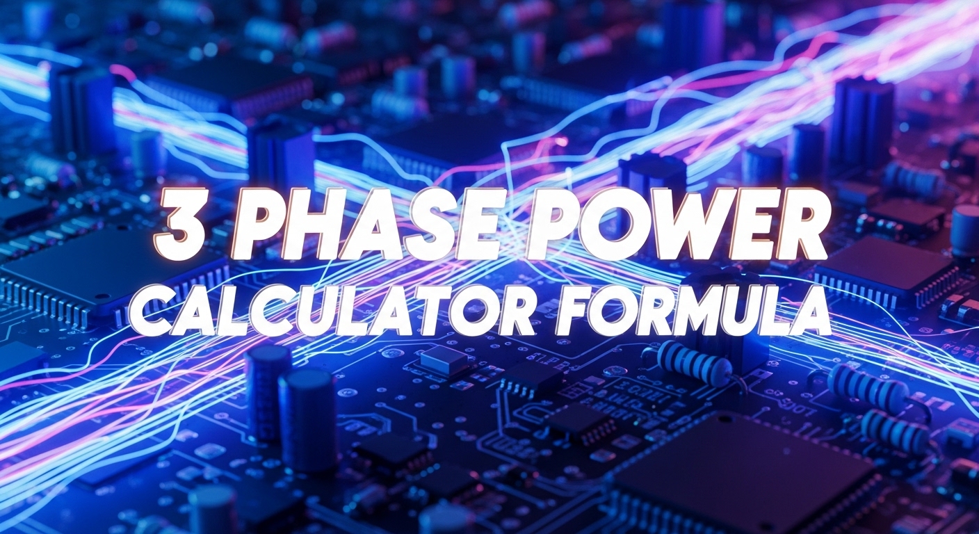 3 Phase Power Calculator Formula