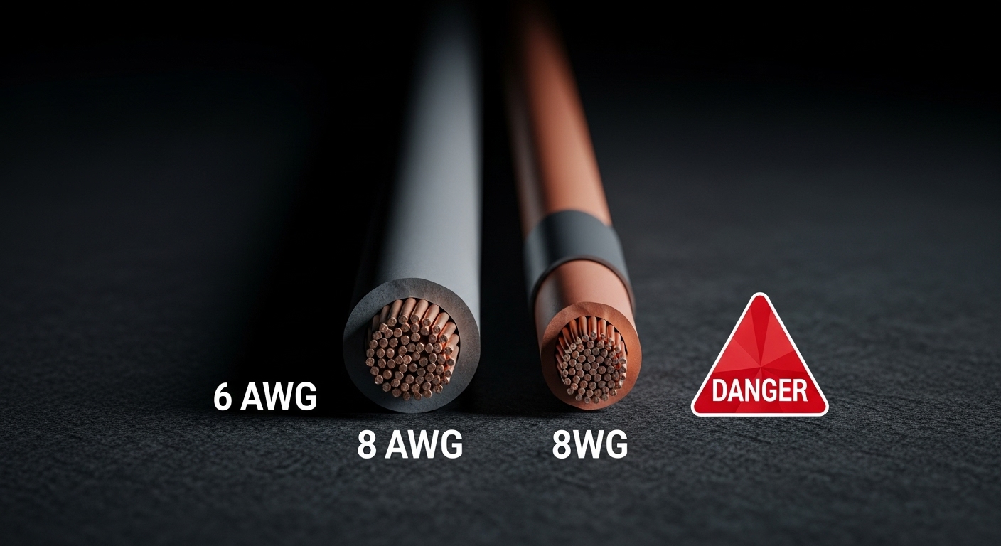 6 Gauge Wire vs 8 Gauge Wire