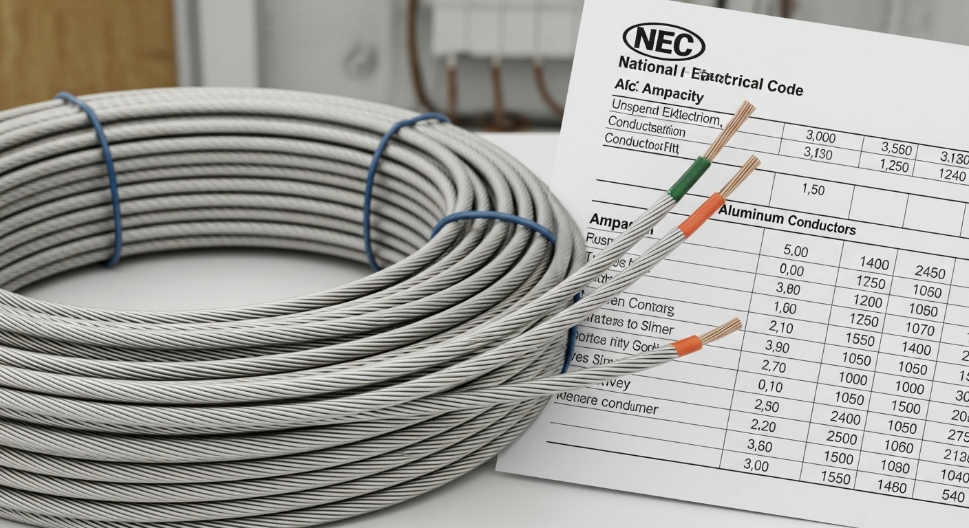 Aluminum Wire Ampacity Chart