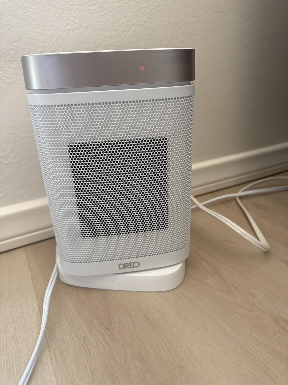 DREO Atom One Space Heater with Remote, 70°Oscillating Electric Heaters with Digital Thermostat, 1500W PTC Ceramic Heater, 12h Timer, Quiet Safety Heating, Portable Heater for Home Office customer photo 1