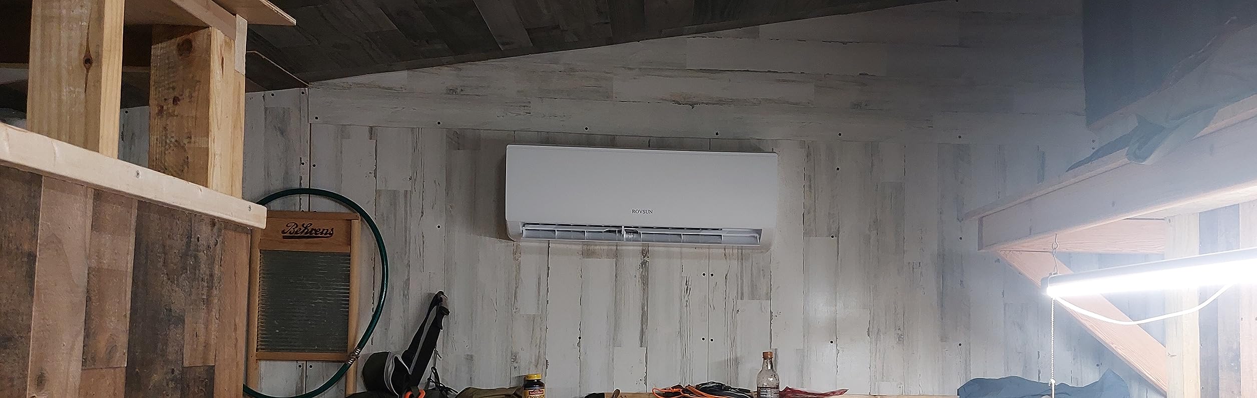 ROVSUN 9000 BTU Wifi Enabled Mini Split Air Conditioner & Heater with Inverter, 20 SEER2 Energy Saving 115V Ductless Split AC Unit with Pre-Charged Condenser, Heat Pump & Installation Kit customer photo 2