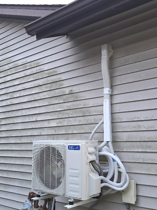 DELLA Optima Series 12,000 BTU Mini Split AC, Hyper Heat Down to -13°F, Up to 550 Sq. Ft, 23 SEER2 115V, Energy Star, WiFi & Alexa, Inverter AC with 1 Ton Pre-Charged Heat Pump & 16.4ft Kit customer photo 2