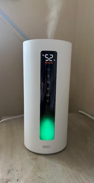 DREO Humidifiers for Bedroom, 6L Easy to Fill & Clean, 60H Runtime for Large room, 28 dB Quiet Cool Mist Air Humidifier for Plant, Baby Nursery, Home, Indoor, Night Light, Precise Humidity Control customer photo 2