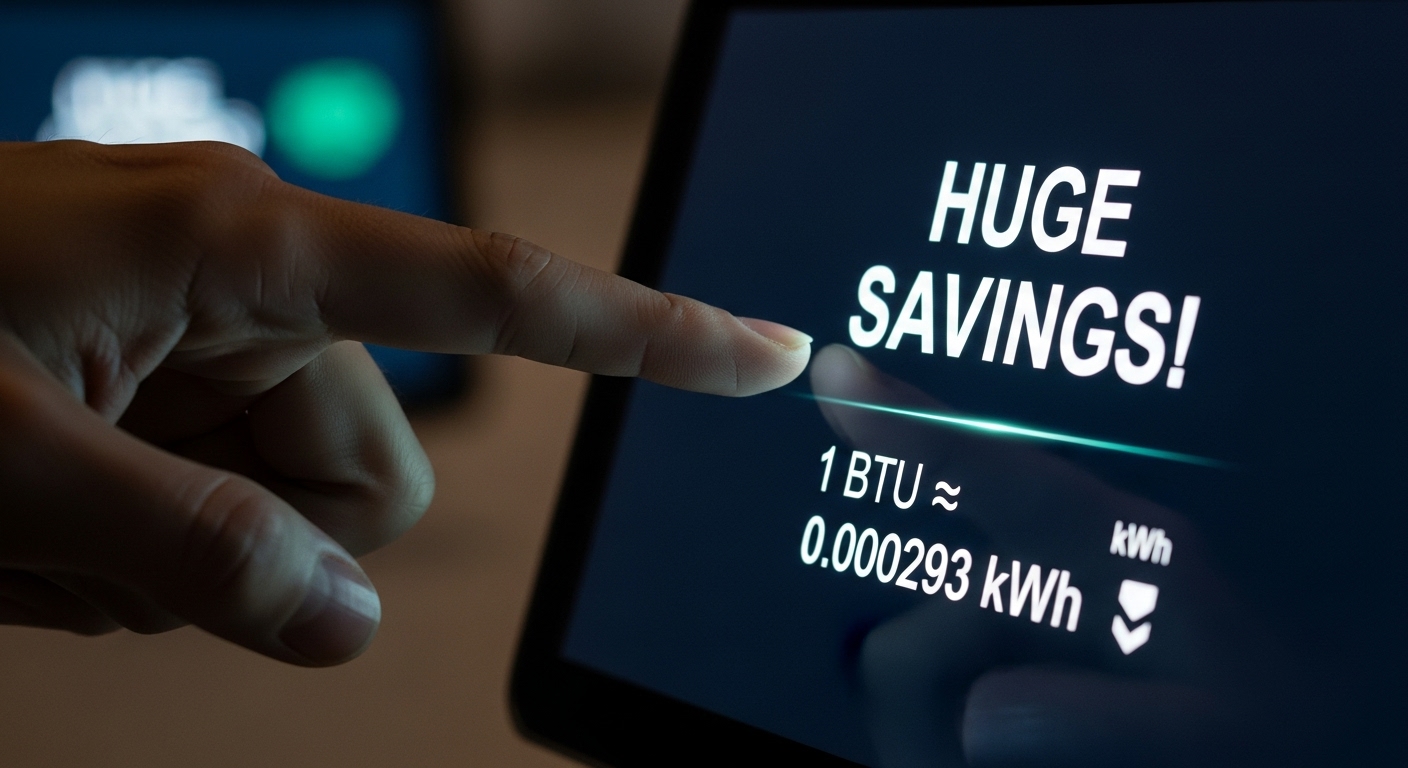 BTU to kWh Conversion