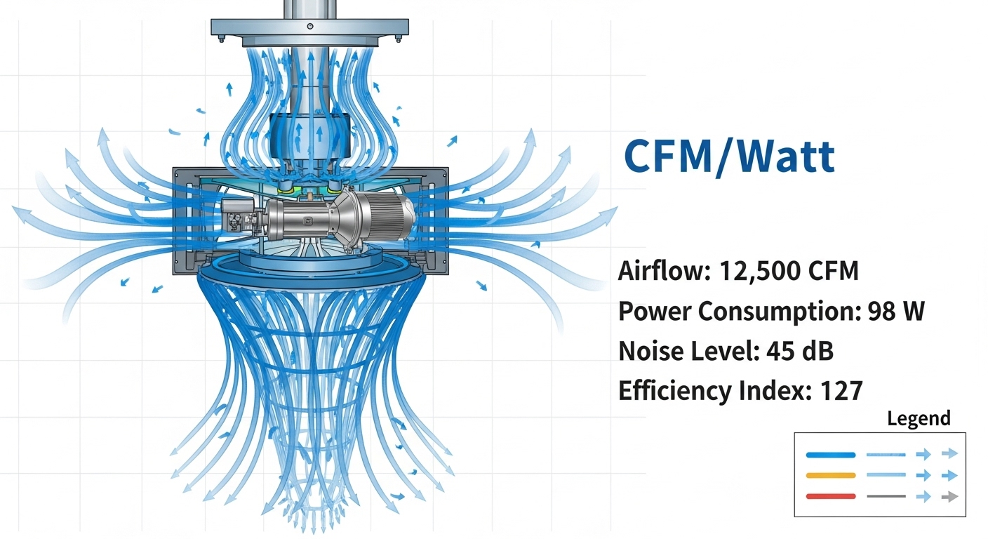 CFM Per Watt Airflow Efficiency Guide