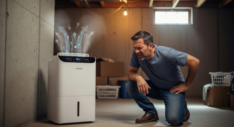 Dehumidifier Blowing Cold Air