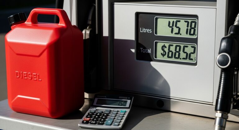 Diesel Fuel Weight Calculator