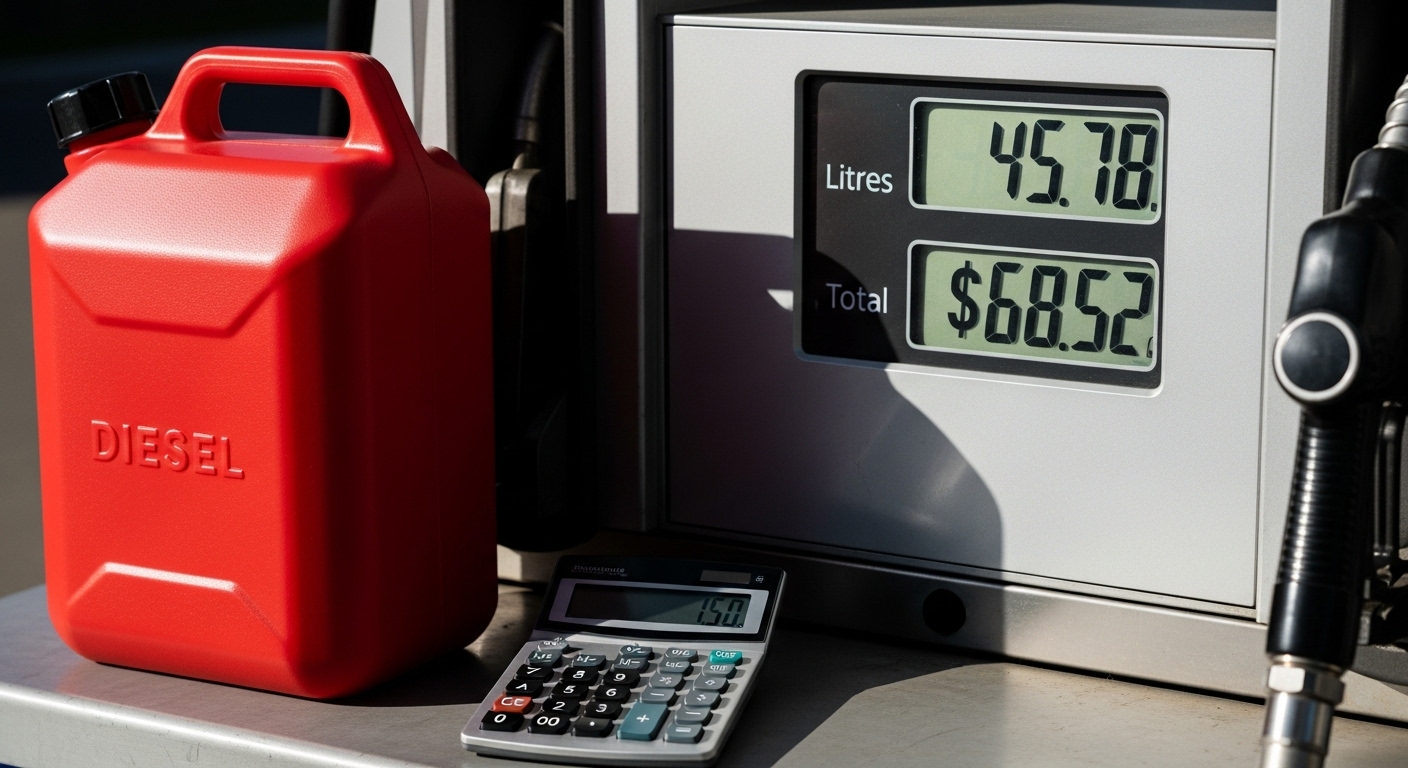 Diesel Fuel Weight Calculator