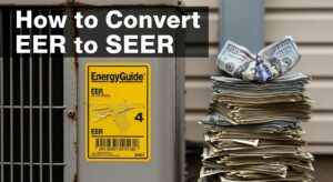 How to Convert EER to SEER