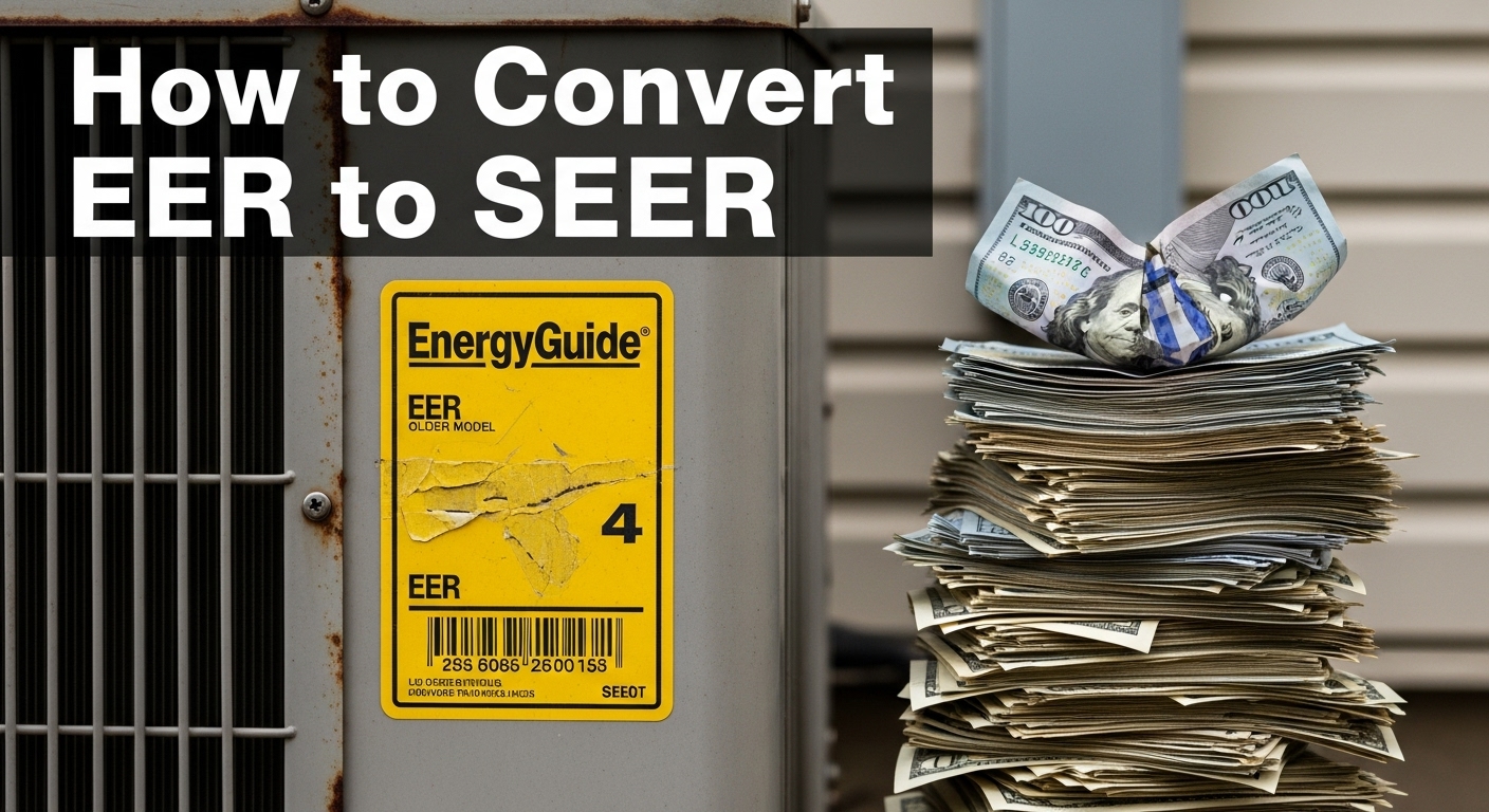 How to Convert EER to SEER