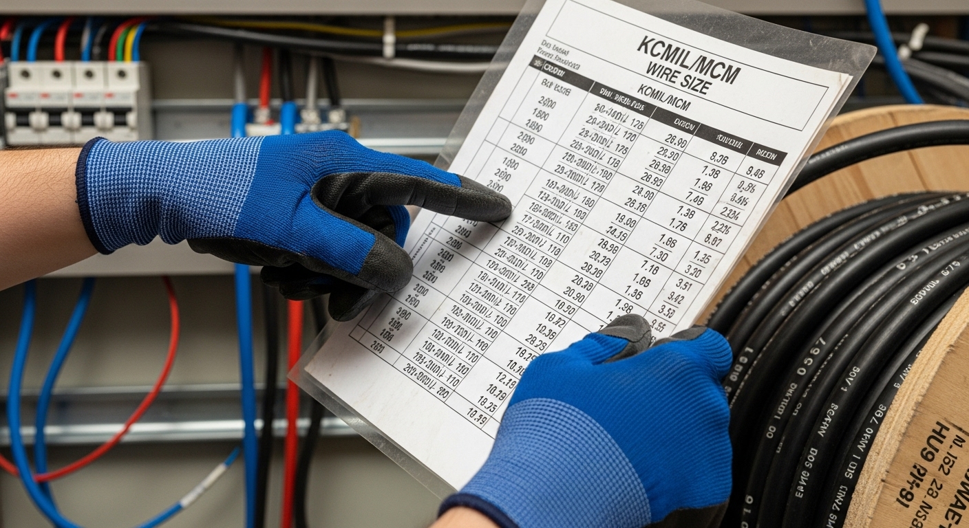 Kcmil Wire Size Chart MCM