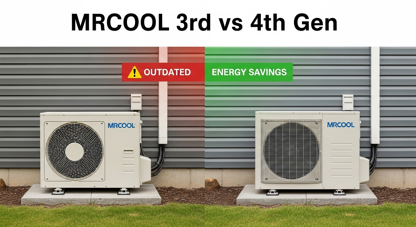 MRCOOL 3rd Gen vs 4th Gen
