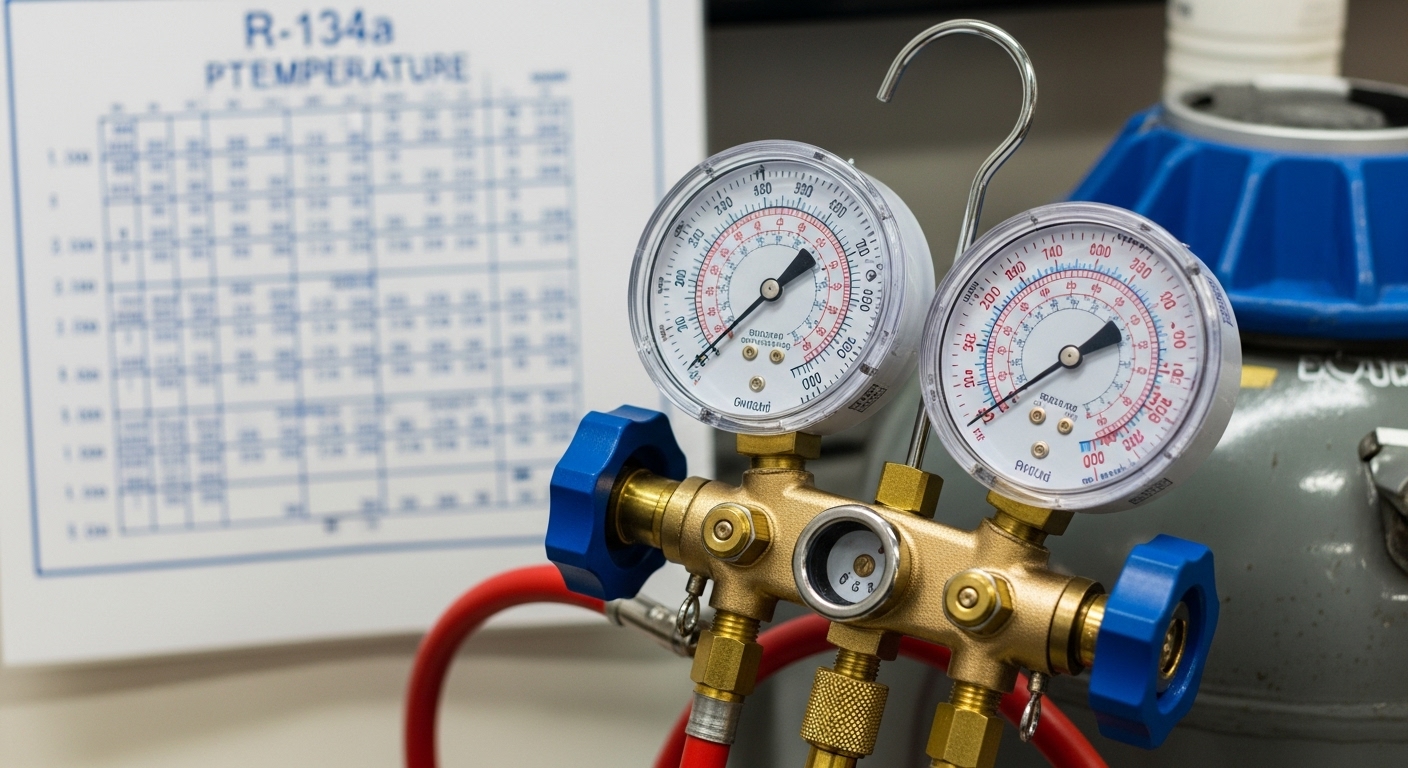 R-134a PT Chart Pressure Temperature Chart