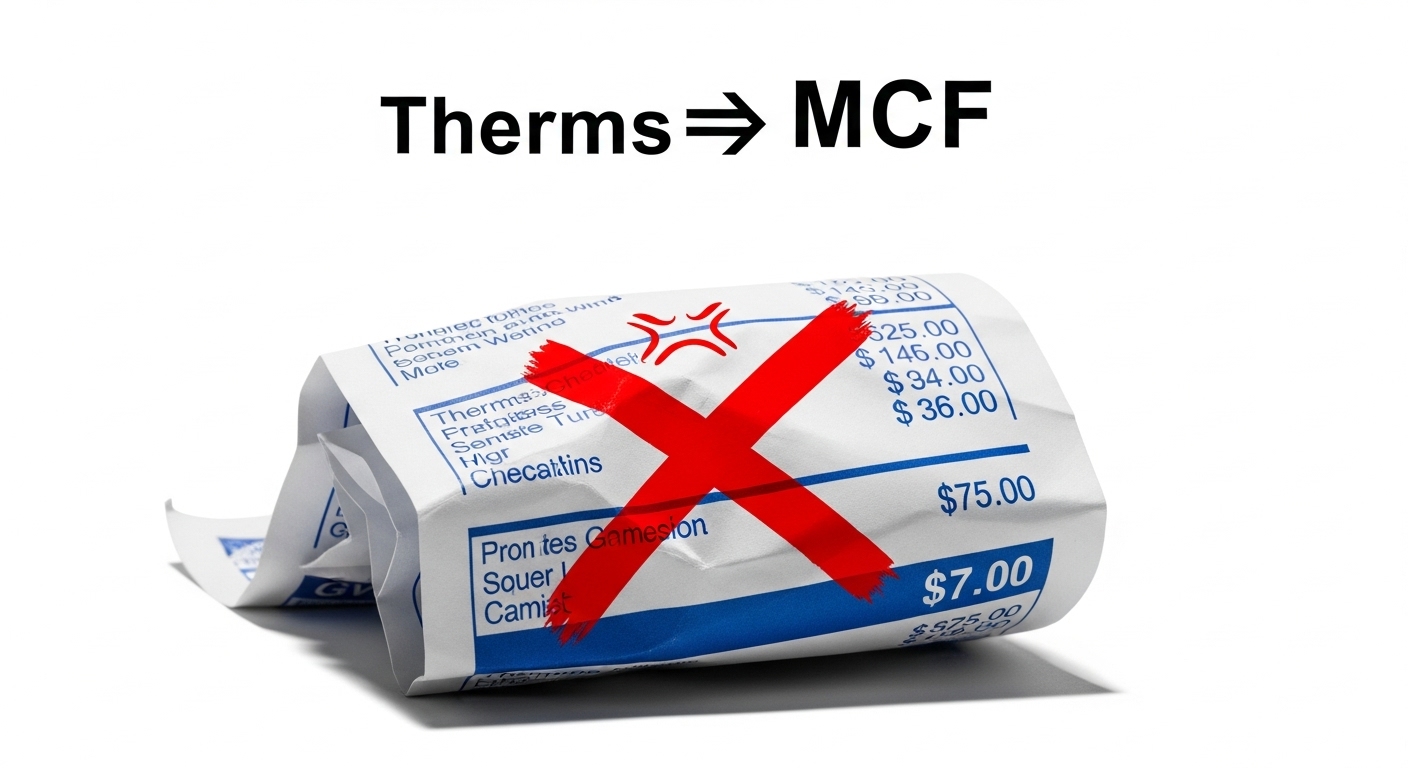 Therms to MCF