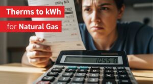 Therms to kWh for Natural Gas