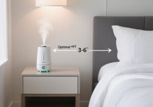 How Close Should A Humidifier Be To Your Bed