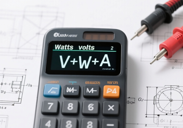Watts To Volts Calculator & Guide