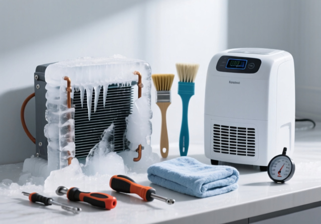 Dehumidifier Freezing Up