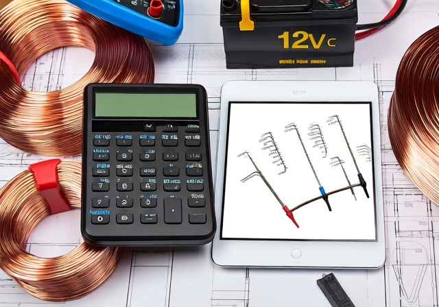 12V Voltage Drop Calculator & Chart