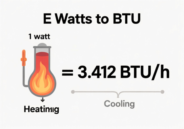 How to Convert Watts to BTU