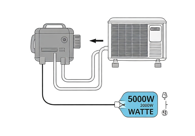 How Big A Generator Do I Need To Run A 5000 BTU Air Conditioner