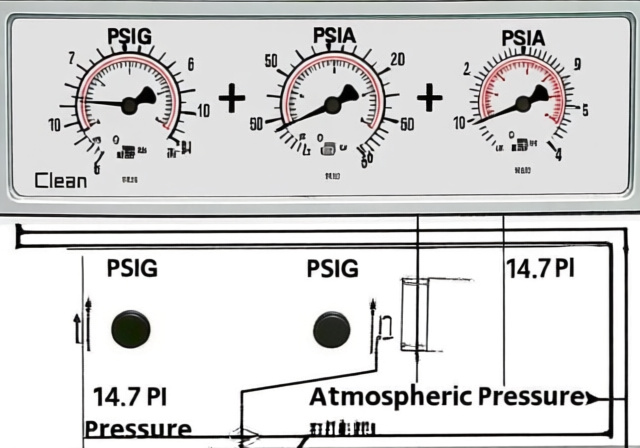 How to Convert PSIG to PSIA