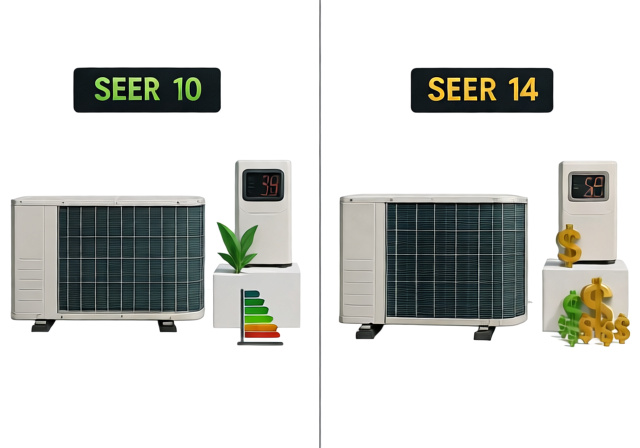 10 SEER vs 14 SEER