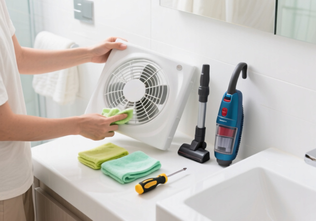 How To Clean Bathroom Fans