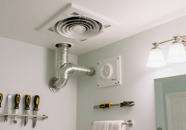 How to Install a Bathroom Vent Through a Wall