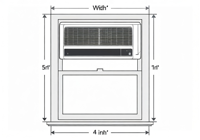 Window AC Size In Inches