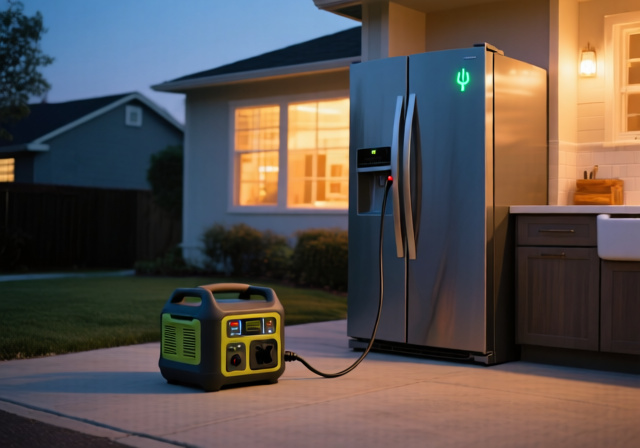 Size Generator To Run Refrigerator And Freezer