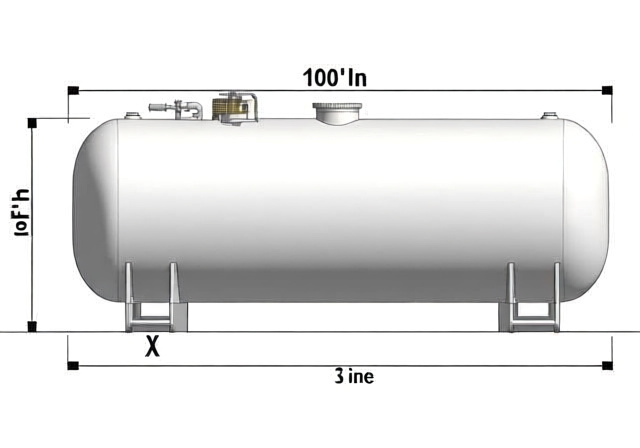 1000 Gallon Propane Tank Dimensions & Weight