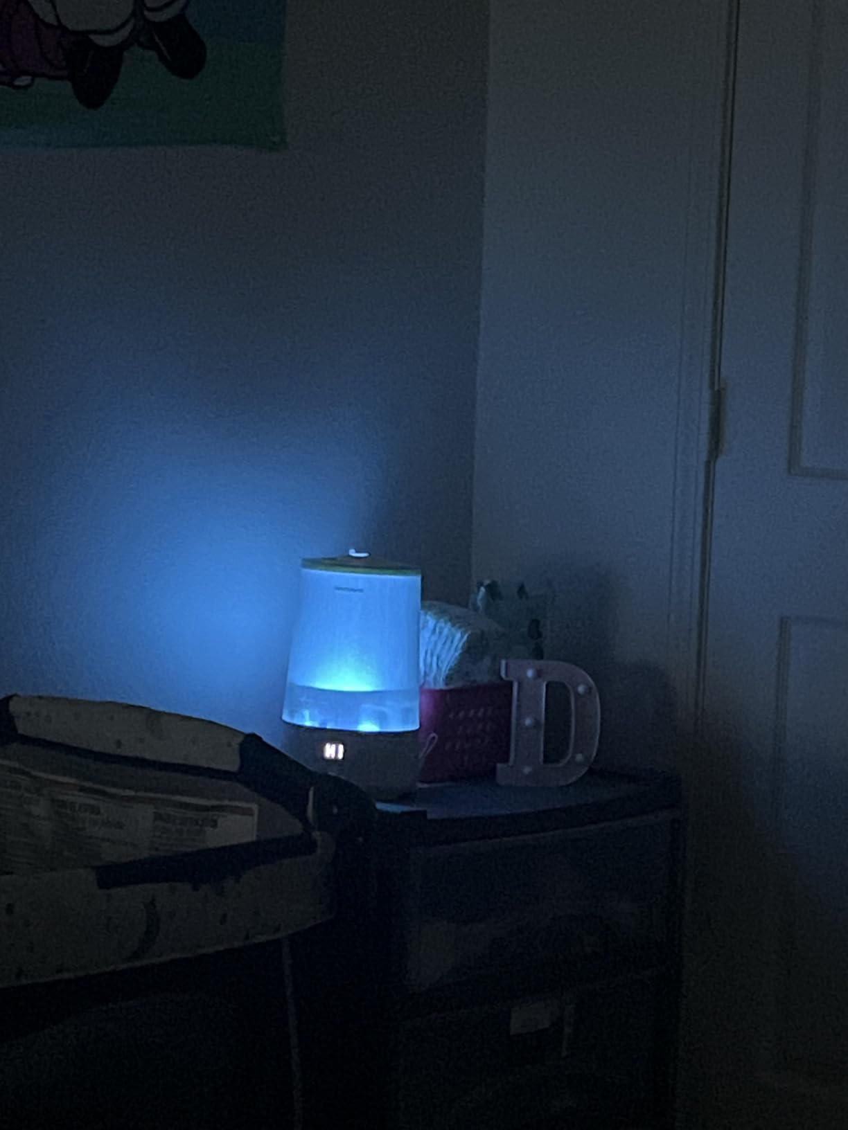 Homvana 3.6L Top-Fill Cool Mist Humidifiers for Bedroom, Large Room & Plants, 23dB Ultra-Quiet, Easy-to-Clean 2-in-1 Baby Humidifier & Oil Diffuser for Congestion Relief, Lasts Up to 4 Nights (Grey) customer photo 1