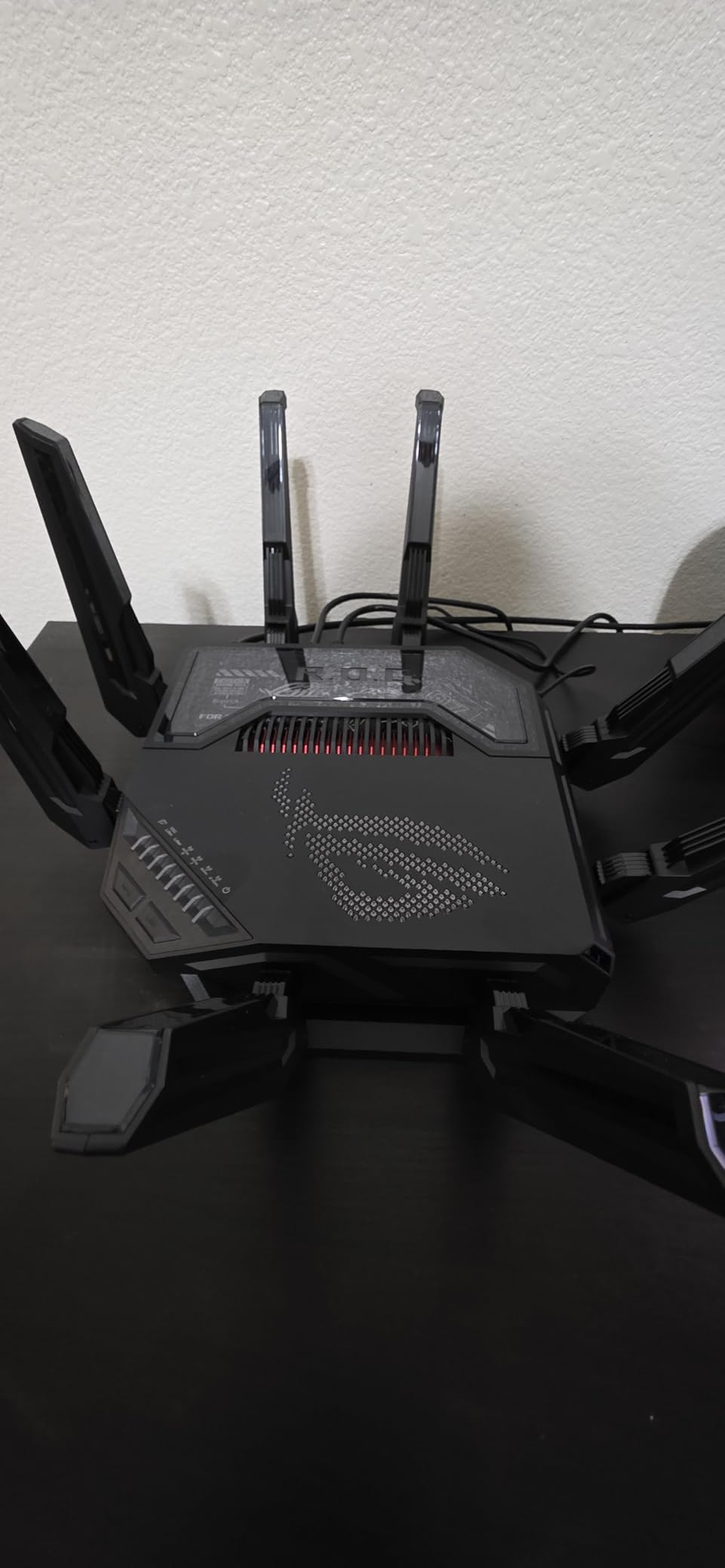ASUS ROG Rapture WiFi 6E Gaming Router (GT-AXE16000) - Quad-Band, 6 GHz Ready, Dual 10G Ports, 2.5G WAN Port, AiMesh Support, Triple-Level Game Acceleration, Lifetime Internet Security, Instant Guard customer photo 2