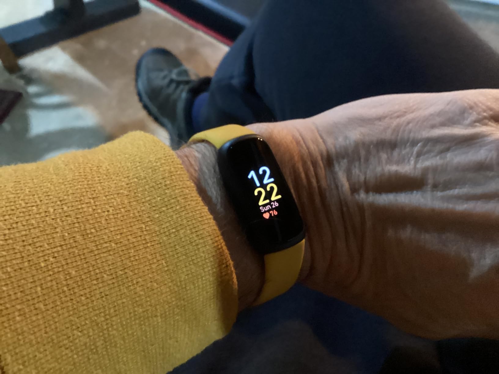 Fitbit Inspire 3 Health & Fitness Tracker with Stress Management, Workout Intensity, Sleep Tracking, 24/7 Heart Rate - Midnight Zen/Black customer photo 2