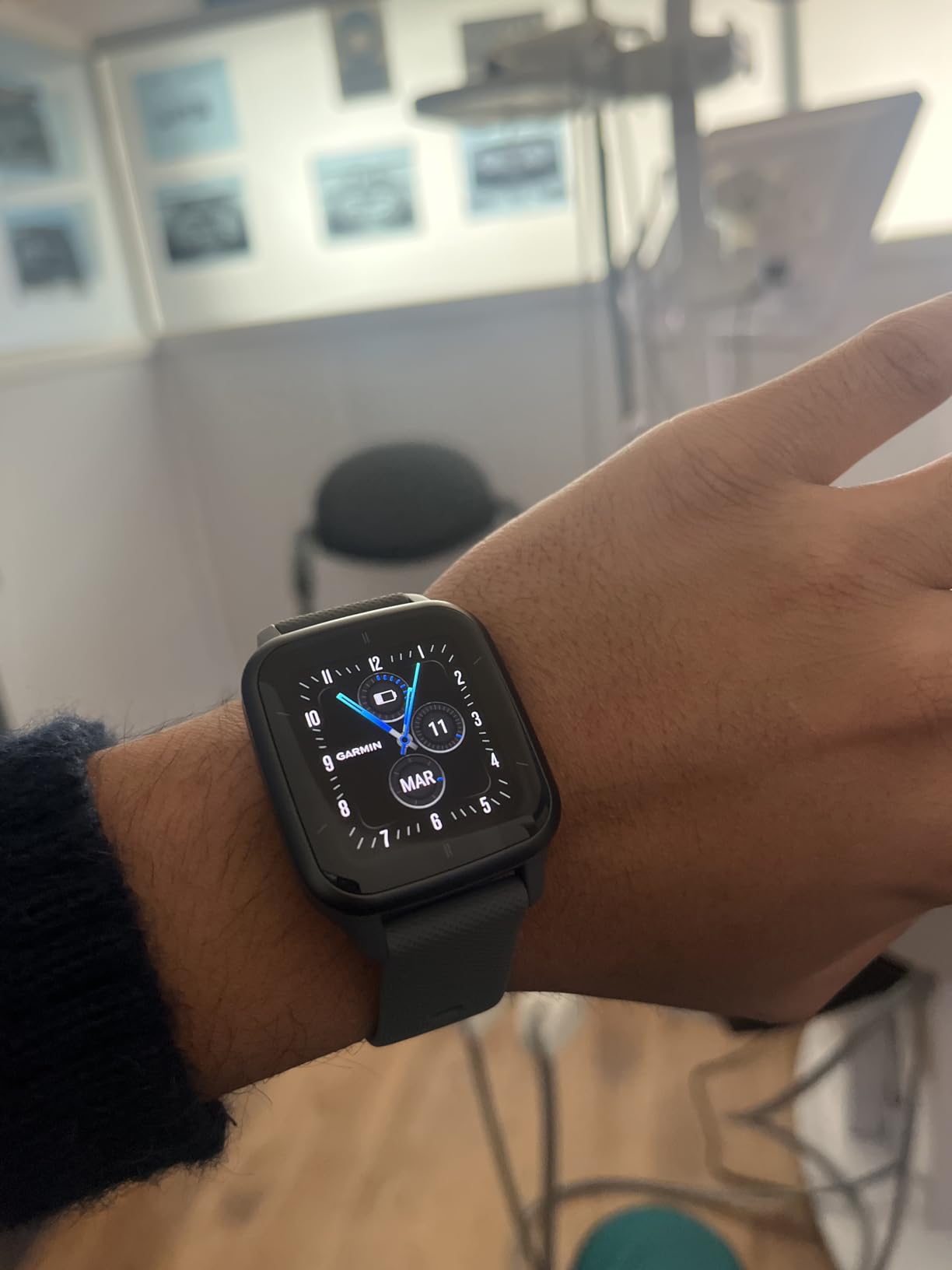 Garmin Venu Sq 2 GPS Smartwatch - AMOLED Display, All-Day Health Monitoring, Long Battery Life, Activity and Heart Rate Tracker, Slate and Shadow Gray customer photo 1