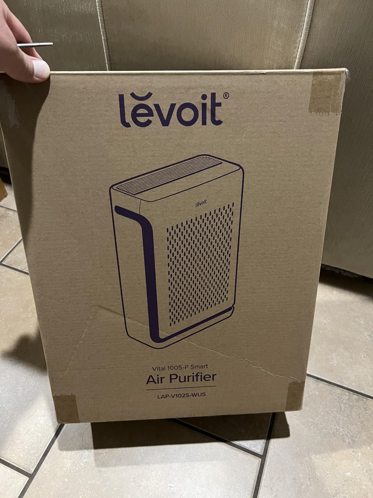LEVOIT Air Purifier for Home Large Room Up to 1073Ft² with Air Quality Monitor, AHAM VERIFIDE, Smart WiFi, Washable Pre-Filter, HEPA Sleep Mode for Pets, Allergies, Dust, Pollen, Vital 100S-P, White customer photo 2