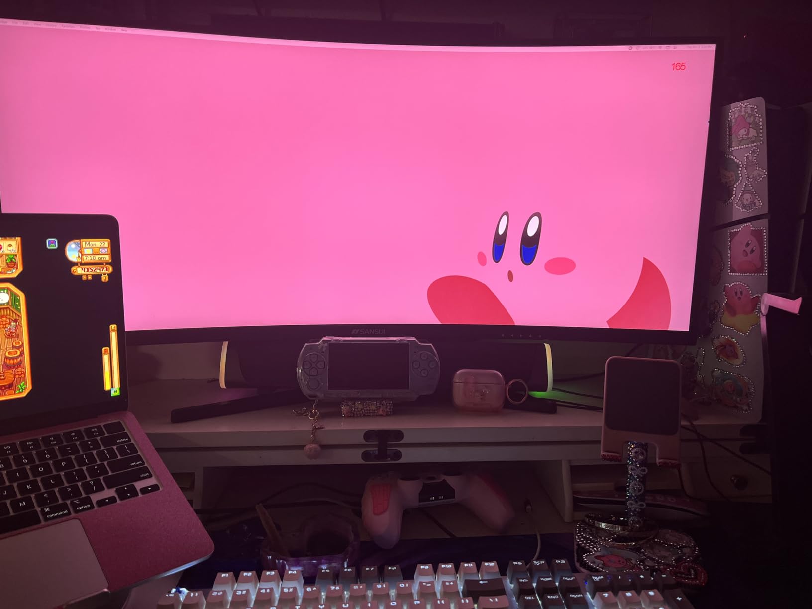SANSUI 34-Inch Curved Gaming Monitor UWQHD 3440 x 1440P 200Hz Ultrawide customer photo 2