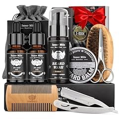 Beard Kit Birthday Gifts for Men Grooming & Care w/ Wash, Brush, Balm, Comb customer photo 2