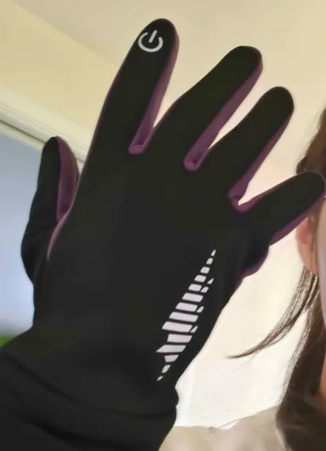 SIMARI Winter Gloves for Women Men - Cold Weather Thermal Touch Screen Ski Snow Glove Liners, Non-Slip Palm & Warm Fleece Lined, for Running Cycling Driving Hiking Walking Sports Outdoor Texting Work customer photo 2