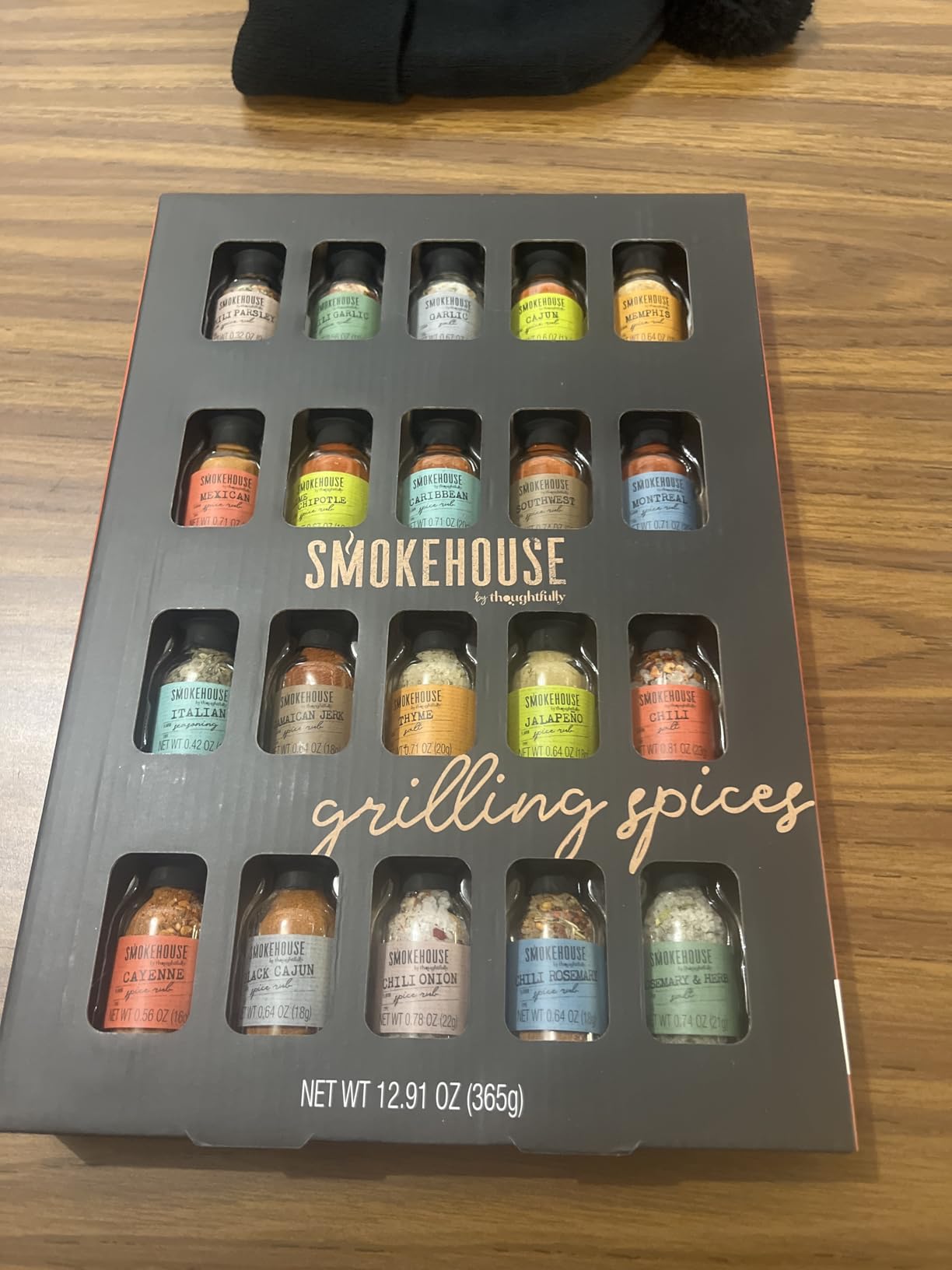 Grilling Spice Set Gift, 20 Mini BBQ Rubs & Seasonings Variety Pack, Grill Seasoning Sampler for BBQ, Smoker, Steak, Chicken Burgers, Smokehouse by Thoughtfully - Gift Set for Men, Dad, Father's Day customer photo 1