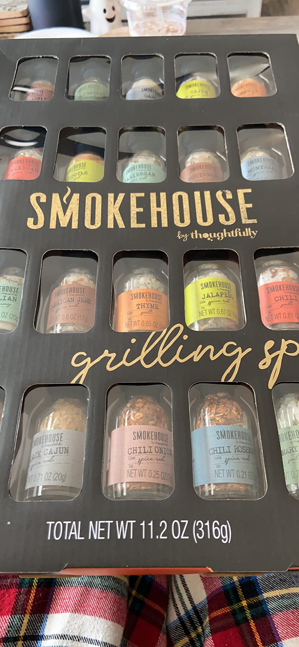 Grilling Spice Set Gift, 20 Mini BBQ Rubs & Seasonings Variety Pack, Grill Seasoning Sampler for BBQ, Smoker, Steak, Chicken Burgers, Smokehouse by Thoughtfully - Gift Set for Men, Dad, Father's Day customer photo 2