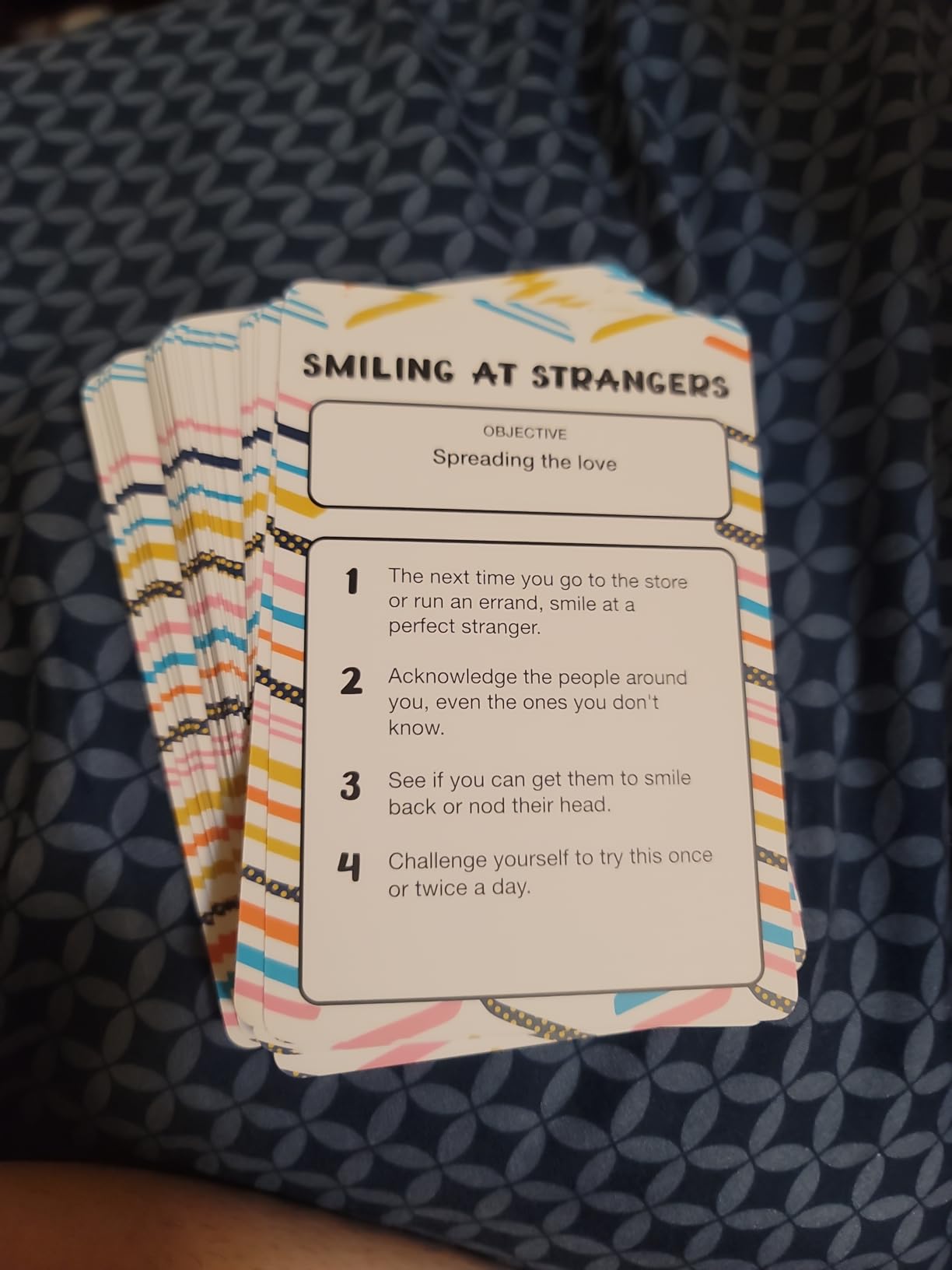 Allura & Arcia 52 Stress Less & Self Care Cards - Mindfulness & Meditation Exercises - Anxiety Relief & Relaxation customer photo 1