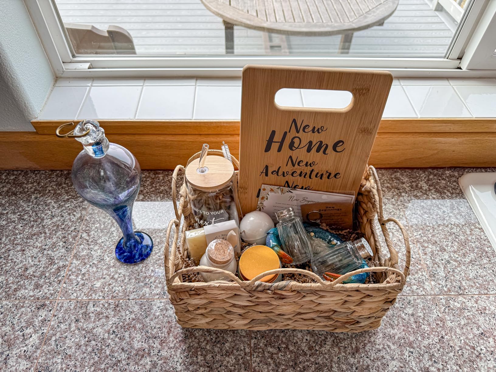 MY-ALVVAYS House Warming Gifts New Home, Perfect House Warming Gifts, New Home Gift Idea for Women Men Homeowner, New Apartment Essentials, New Home New Adventure New Memories 2026 Cutting Board customer photo 1