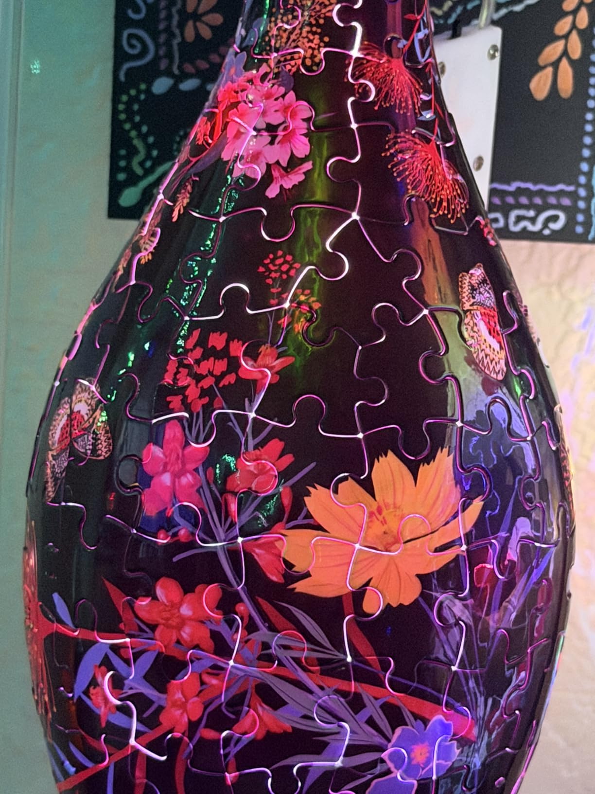 Pintoo Unique 3D Puzzle Vase for Adults - 160 Curved Plastic Pieces [S1035] customer photo 2